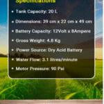 Motor Battery Sprayer 12X8 - Image 2